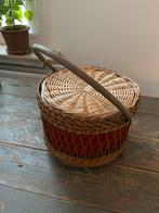 VINTAGE RETRO NAAIMAND HOBBY RIET ORIGINEEL, Huis en Inrichting, Ophalen of Verzenden, Zo goed als nieuw