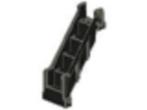 Lego Black Stairs 4 x 7 x 9 1/3 Straight Enclosed, Ophalen of Verzenden, Gebruikt, Losse stenen, Lego
