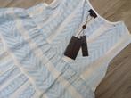 South Beach strandjurk blauw met wit – maat 38, Maat 38/40 (M), South Beach, Blauw, Nieuw