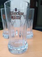 4 Wieckse Witte glazen. Samen €7.50, Glas of Glazen, Nieuw, Ophalen of Verzenden, Glas