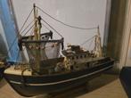 Vintage Vissersboot Model, Hobby en Vrije tijd, Modelbouw | Boten en Schepen, Ophalen of Verzenden