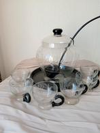 kristallen art deco punch bowl set, Ophalen