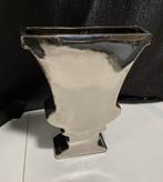 Kelkvaas zilver crome metaal design merk modern brocante, Ophalen of Verzenden