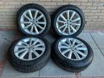 16inch ORG VW polo velgen met winterbanden 5x100, Ophalen, 16 inch, Banden en Velgen, Personenwagen