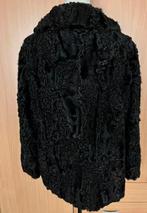 Zwarte bontjas maat 44 [DM], Kleding | Dames, Jassen | Winter, Ophalen of Verzenden, Zo goed als nieuw, Maat 42/44 (L), Zwart