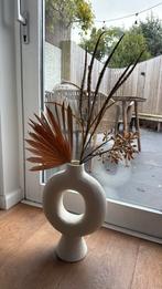 Prachtige vaas incl bloemen, Overige kleuren, Ophalen of Verzenden, Minder dan 50 cm, Glas