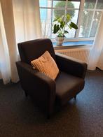 Fauteuil Hipp grijs (Goossens), Huis en Inrichting, Ophalen, 75 tot 100 cm, Zo goed als nieuw, Stof