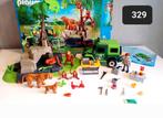 Playmobil wildlife jungle jeep met wilde dieren in doos, Ophalen of Verzenden, Zo goed als nieuw, Complete set