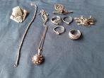 Oude zilveren sieraden, Sieraden, Tassen en Uiterlijk, Antieke sieraden, Ophalen, Zilver