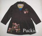 Maat 92 Bruine Butterfly Island jas*NIEUW*, Kinderen en Baby's, Kinderkleding | Maat 92, Meisje, Ophalen of Verzenden, Jas, Nieuw