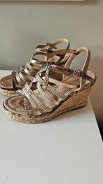 ALMA EN PENA sandaaltjes sleehak bling maat 39, Alma & Pena, Zo goed als nieuw, Sandalen of Muiltjes, Ophalen of Verzenden
