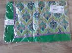 Ases Groene Shawl Met Print, Kleding | Dames, Mutsen, Sjaals en Handschoenen, Maat 46/48 (XL) of groter, Ophalen of Verzenden