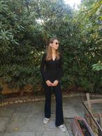 Broekpak flaired onesie jumpsuit Vanilia zwart - Maat S 36, Kleding | Dames, Vanilia, Zwart, Ophalen of Verzenden, Zo goed als nieuw