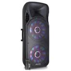Fenton FT215LED dubbele 15 inch karaoke speaker 1600W, Ophalen, Zo goed als nieuw