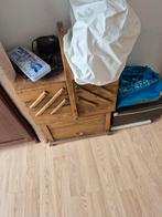 Naaimachine met naaikiste en toebehoren, Ophalen