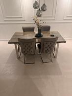 Eettafel, Huis en Inrichting, Ophalen of Verzenden, Zo goed als nieuw, 75 m² of meer, Laminaat