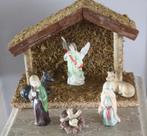 klein kerststalletje met stenen beeldjes, Ophalen of Verzenden, Gebruikt