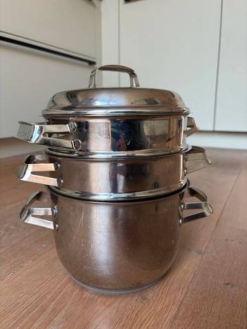 RVS Pannen Stoom & au Bain Marie Set beschikbaar voor biedingen