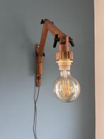 WandLamp Scandinavisch design retro vintage jaren 70, Ophalen of Verzenden, Zo goed als nieuw, Hout