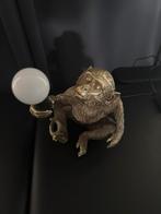 Gouden lamp aap HUUS, Huis en Inrichting, Lampen | Tafellampen, Ophalen of Verzenden, Zo goed als nieuw, Minder dan 50 cm