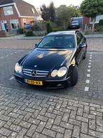 Mercedes-Benz CLK 2.2 CDI Clk220 Coupe AUT 2008 Zwart, Auto's, Automaat, Achterwielaandrijving, 4 cilinders, 150 pk
