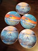 Wandborden met Dolphin gewaardeerd door Franklin Mint, 21cm, Ophalen of Verzenden