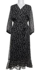 LaDress M Jurk of xxs crepe met Glitter  ZGAN, Maat 38/40 (M), Blauw, Ophalen of Verzenden, Zo goed als nieuw