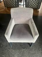 4x Keijser & Co eetkamerstoelen taupe, Huis en Inrichting, Ophalen of Verzenden, Zo goed als nieuw, Overige kleuren, Vier