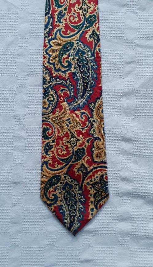 Bijzondere brede lange zijden stropdas vintage veelkleurig, Kleding | Heren, Stropdassen, Zo goed als nieuw, Met patroon, Overige kleuren