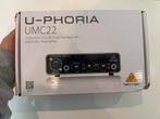 Behringer U-Phoria UMC22 - Nieuw!, Ophalen of Verzenden, Nieuw, Studiomicrofoon