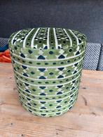 Poef bekleed met fabric van Iliv, Rond, Nieuw, Ophalen of Verzenden, X
