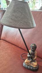 Boeddha Lamp met Grijze Kap, Ophalen of Verzenden