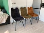6x eettafel stoelen in 3 verschillende kleuren, Ophalen, Gebruikt, Vijf, Zes of meer stoelen