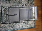 IKEA Vittsjo Bijzettafel - Zwart/Glas, Ophalen, Gebruikt, 50 tot 100 cm, 50 tot 100 cm