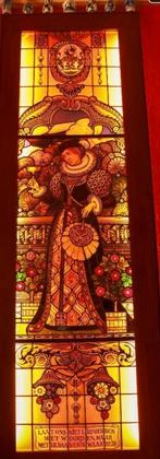 Glas in lood deuren ramen antiek, Ophalen