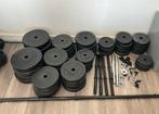 Dumbells, barebell , halter set verstelbaar 117,5kg, Sport en Fitness, Ophalen, Halterset