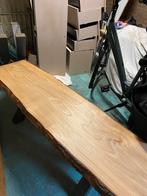 Houten bankje - 1.75m lang, Antiek en Kunst, Antiek | Meubels | Stoelen en Banken, Ophalen