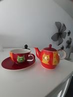 Leuk 1 persoons setje met poes opdruk nu, Huis en Inrichting, Keuken | Servies, Ophalen of Verzenden, Zo goed als nieuw, Overige stijlen