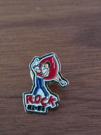 478 Pin Rock Bi-Fi Speldje Vintage, Verzamelen, Ophalen of Verzenden, Gebruikt, Overige onderwerpen, Speldje of Pin