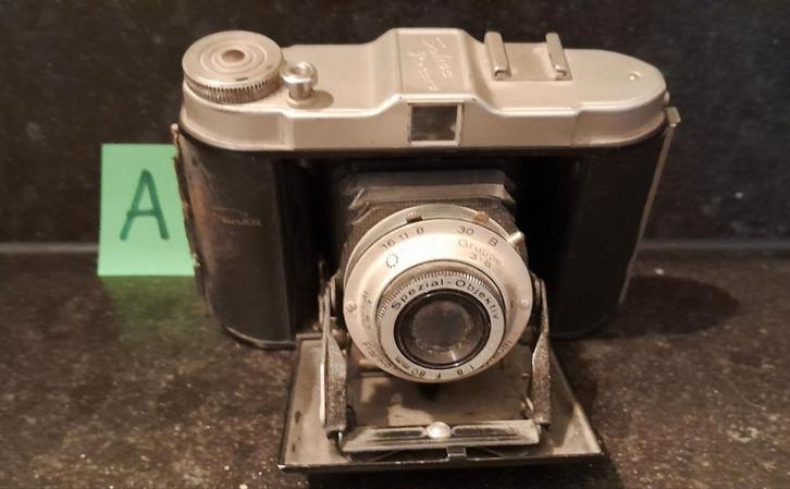 Franka Solida Record Vouwcamera ~ 1952 ~ Vintage, Audio, Tv en Foto, Fotocamera's Analoog, Compact, Overige Merken, Ophalen of Verzenden