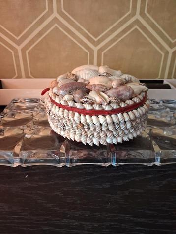 Vintage Schelpen Doosje / Juwelenkistje beschikbaar voor biedingen