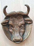 Koe rund brons plaquette, Antiek en Kunst, Antiek | Koper en Brons, Ophalen