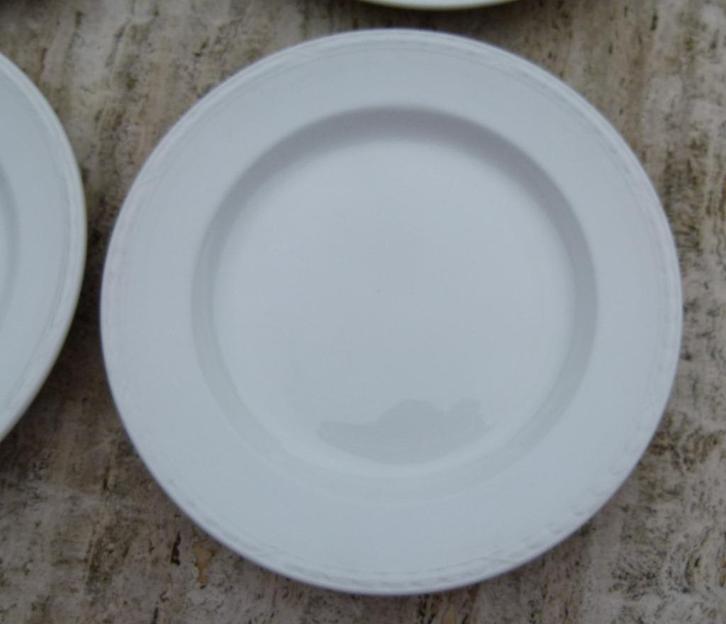 Petrus Regout Sphinx 4 x Schaal / Serveer Pizza Bord 30,5 cm, Antiek en Kunst, Antiek | Servies los, Ophalen of Verzenden