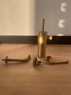 Toiletborstel fonteinkraan toiletrolhouder Hotbath messing, Ophalen of Verzenden, Toilet