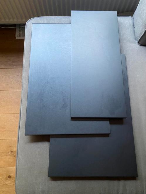 3 deurtjes BESTA IKEA - LAPPVIKEN donkergrijs, Antiek en Kunst, Antiek | Meubels | Kasten, Ophalen