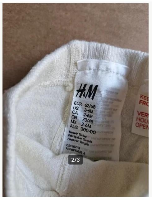 Beige maillot Maat 62-68 h4, Nacht- of Onderkleding, H&M, Meisje, H&M