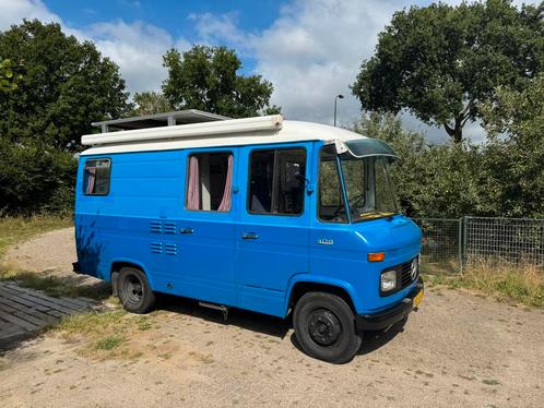 Mercedes -Benz oldtimer camper te koop., Caravans en Kamperen, Campers, Particulier, tot en met 2, Buscamper of Camperbus, Mercedes-Benz