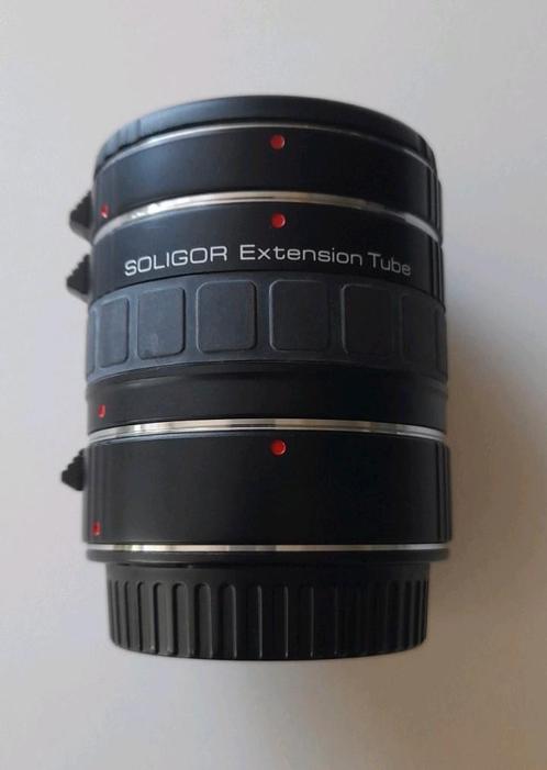 Canon - soligor extension tube set 12, 20 en 36 mm, Audio, Tv en Foto, Fotografie | Professionele apparatuur, Zo goed als nieuw