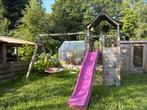 Speeltoestel speelhuis glijbaan schommels, Kinderen en Baby's, Speelgoed | Buiten | Speeltoestellen, Ophalen, Gebruikt, Glijbaan