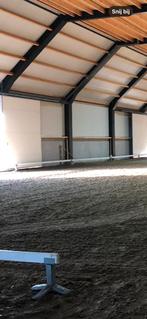 Dresssuurring 20x40 gegalvaniseerde houders + houten balk, Ophalen, Gebruikt, Dressuur